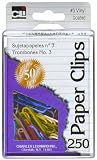 Charles Leonard Clips - Paper - Reusable Box - Vinyl Coated - #3 - 28mm - 250/Box , 79028