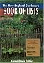 The New England Gardener's Book of Lists