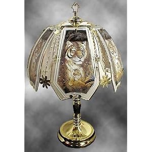 Tiger and Cub 23 Touch Lamp ET-TI3 Select Base Finish: Pewter