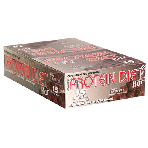 Childrens Toyshop  Health & Personal Care : Optimum Nutrition Complete Protein Diet Bar, Fudge Truffle, 1.76-Ounce Bars (Pack of 15)