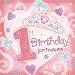 Toys : 1st Birthday Princess Paper Beverage Napkins (36 count)