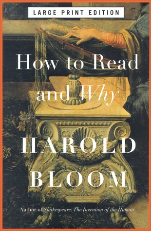 How to Read and Why under Large Print in The Books Store