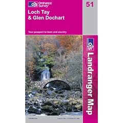 Loch Tay and Glen Dochart (Landranger Maps)