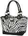 Sachi 36-045 Insulated Fashion Lunch Tote, Zebra