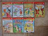 Magic School Bus Set of 7 Chapter Books (The Wild Whale Watch ~ Penguin Puzzle ~ Dinosaur Detectives ~ Expedition Down Under ~ Insect Invaders ~ Amazing Magnetism ~ Butterfly Battle)