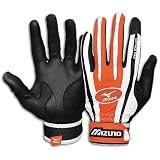 Mizuno Vintage Pro Youth G2 Batting Glove (Orange, Large)