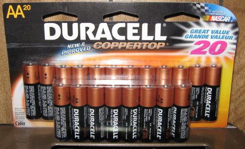 Electronics: Duracell MN1500B AA Alkaline Battery Value Pack of 20 Batteries
