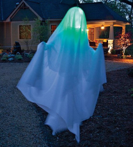 Spinning Ghost Battery Operated Halloween Decoration