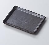 黒陶長角取皿　5個組 【美濃焼　和皿】