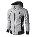 Men's Bape Hoodie Double Zipper Slim Pullover Sweatshirt