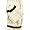 Ivory Black Stripe Knit Scarf Cap Hat 2 Pc Set Image #1