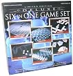 Deluxe Limited Edition 6 Games in 1 Glass Game Set