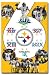 Pittsburgh Steelers (Super Bowl Wins: IX, X, XIII, XIV, XL, XLIII) Sport Poster Print - 24" X 36"