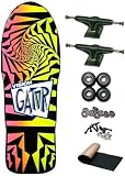 Vision Gator Black Fade Retro Re-Issue Old School Skateboard Complete New On Sale
