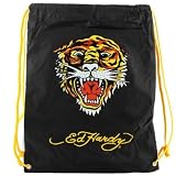 Ed Hardy Drew Drawstring Tiger Bag - Black