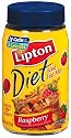 Lipton Diet Instant Tea Mix, Raspberry, 2.6-Ounce Jars (Pack of 6)