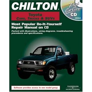 Total Car Care CD-ROM: Toyota Cars, Trucks & SUVs, 1983-2000 Retail Box