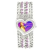 Hannah Montana Kids' HHM130 Silver Gem Heart Analogue WatchBracelet Watch