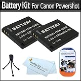2 Pack Battery Kit For Canon PowerShot A3300 IS, A2200 IS, A3100 IS, A3000I ....