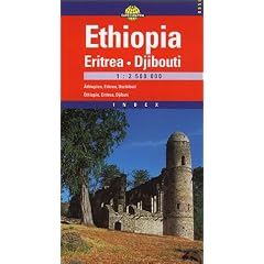 Ethiopia Eritrea & Djibuti (Cartographia International Road Map) (Hungarian Edition)
