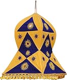 Lampshades Multicolored Applique Embroidered Fabric Indian-Style (clamp358)