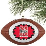Nebraska Cornhuskers Mini-Replica Football Ornament