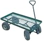 HDC 350-Pound Load Capacity Flatbed Garden Wagon with 10-Inch Pneumatic Tires 04417