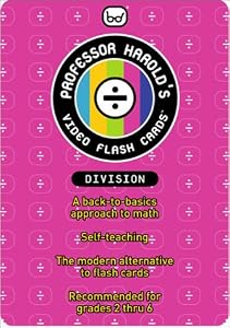 Professor Harold's Video Flash Cards DIVISION