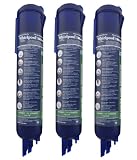 Whirlpool 4396841T Side By Side Refrigerator Push Button Fast Fill Water Filter, 3-Pack