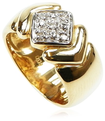 Orphelia Damen-Ring 750 Gold 5 Diamanten 0.08 Carat Gr. 54 (17.1) AP-3039 Preisvergleich