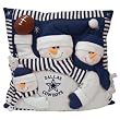 Dallas Cowboys Snowman Family Pillow
