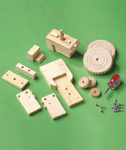 Build A Working Wood Vehicle Kit - TRACTOR