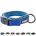 Pawtitas Lumberjack Padded Martingale Collar for Dogs | Soft Neoprene Dog Collar for Your pet's Comfort Made with Reflective Band for Maximum Visibility | Fits Small and Large Pets - Small Blue