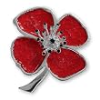 poppy brooches