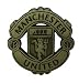 Manchester United FC Official Antique Silver Effect Pin Badge