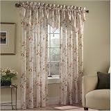 Bundle-20 Chantelle Triple Ascot Valance in Natural (Set of 6)