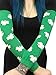 St. Patrick's Day All Over Shamrocks Arm Warmers (Pair)