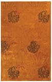 Soho SOH513B Gold / Brown Contemporary Rug Size: 2'6 x 12' Runner