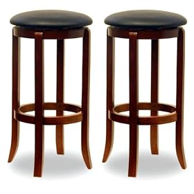 Leather Swivel 30-Inch Bar Stool (Set of 2) - Winsome 94631 by Winsome Wood