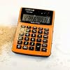 Olympia Tischrechner Modell LCD 1000 P Staub- und Spritzwassschutz, Farbe orange