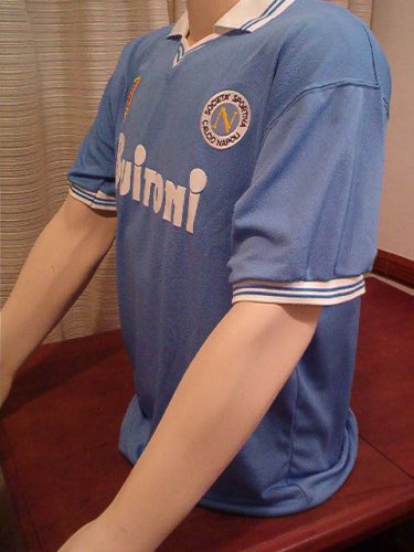 ITALY NAPOLI MARADONA #10 BLUE HOME JERSEY SHIRT