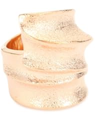 nOir "Tapers and Spikes" Brushed Rose Gold Wrap Ring