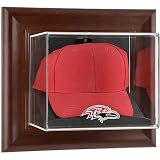 Mounted Memories Baltimore Ravens Brown Framed Baseball Cap Case