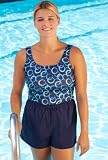 Beach Belle® Plus Size Geometric Jogger - Plus Size Swimwear Plus Size Swimsuits