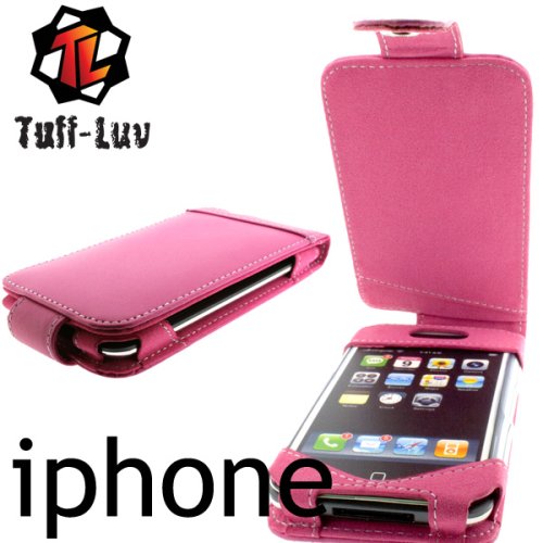 i-nique Tuff-Luv PENELOPE PINK leather case for Apple ipod iphone & Belt clip - Series Delta