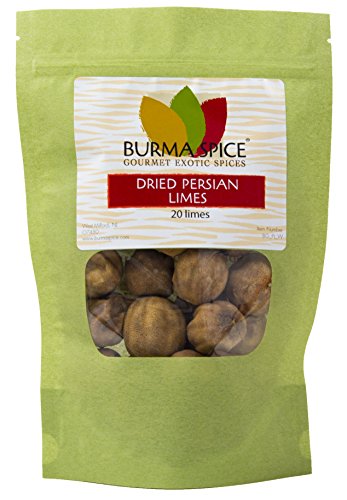 Dried persian limes (limu omani), 20 count