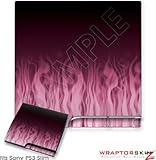 Sony PS3 Slim Skin - Fire Pink