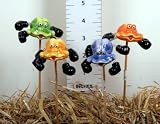 Frog With Spring Legs On Stick 12/Pk