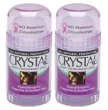 Crystal Body Deodorant, 4.25 Oz, (Pack of 2)- 4 Total