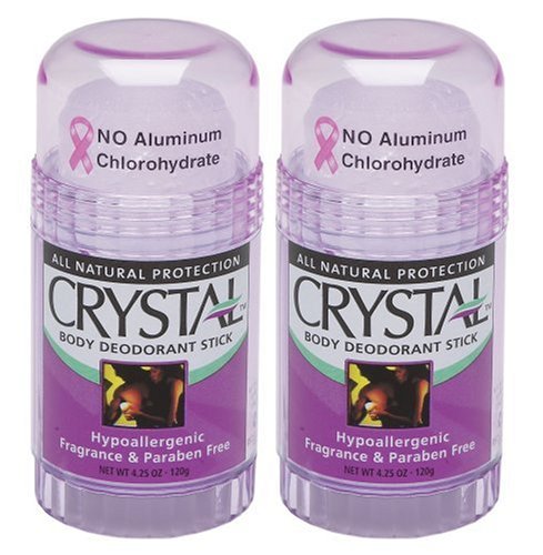 Crystal Body Deodorant, 4.25 Oz, (Pack of 2)- 4 Total